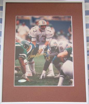 Dan Marino autographed Miami Dolphins 8x10 photo matted & framed UDA