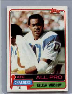 Kellen Winslow San Diego Chargers 1981 Topps Rookie Card
