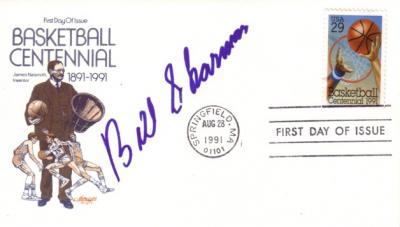 Bill Sharman autographed Basketball Hall of Fame First Day Cover