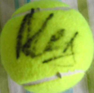 Alex Corretja autographed tennis ball