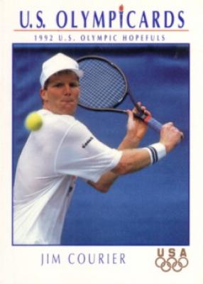Jim Courier 1992 U.S. Olympic Hopefuls card