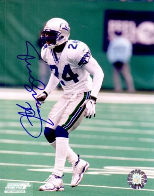 Shawn Springs autographed 8x10 Seattle Seahawks photo