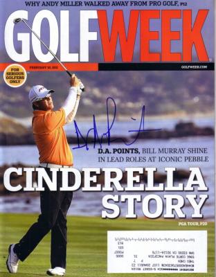 D.A. Points autographed 2011 Golfweek magazine