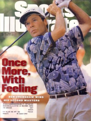 Ben Crenshaw autographed 1995 Masters Champion Sports Illustrated
