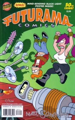 Matt Groening autographed Futurama comic book 50th issue (#2/200)