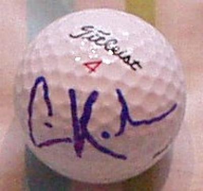 Carin Koch (LPGA) autographed golf ball