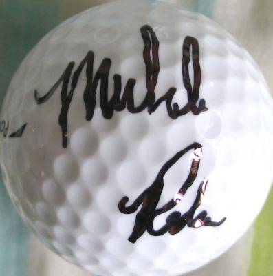 Michele Redman (LPGA) autographed golf ball