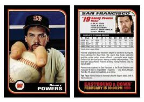Kenny Powers Baseball Card - San Francisco