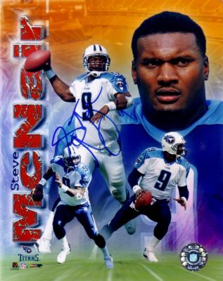 Steve McNair autographed Tennessee Titans 8x10 photo