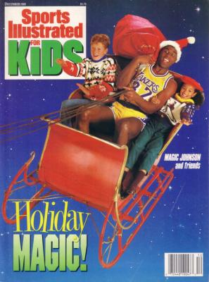 Magic Johnson Los Angeles Lakers 1989 Sports Illustrated for Kids magazine