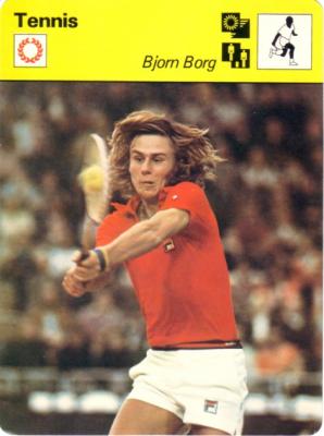 Bjorn Borg 1979 Sportscaster Rookie Card