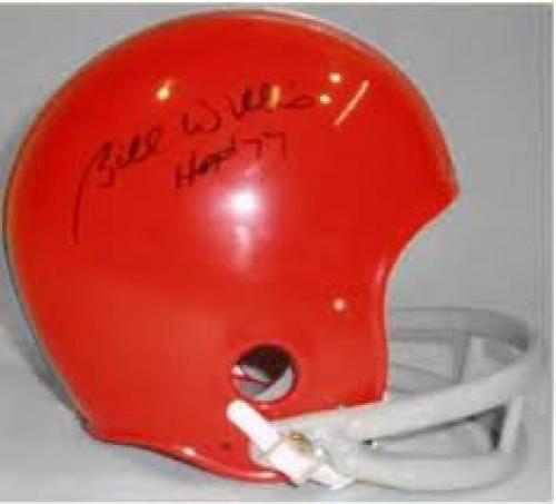 Bill Willis Cleveland Browns Autographed Throwback Mini Helmet