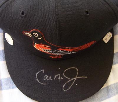 Cal Ripken autographed Baltimore Orioles game model cap