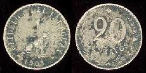 20 centavos 1903 (km 8)