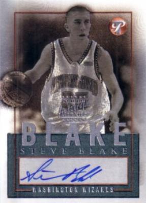 Steve Blake certified autograph Maryland 2003-04 Topps card