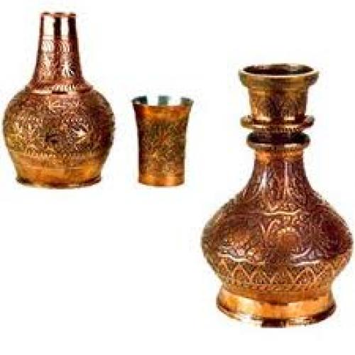 Indian Vases and Cup