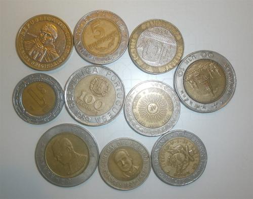 Bi-metalic 10 Coins collection