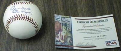 Ozzie Smith autographed NL baseball inscribed The Wizard PSA/DNA