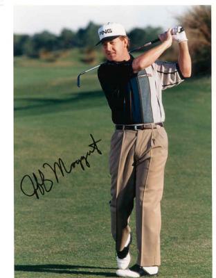 Jeff Maggert autographed 8x10 golf photo