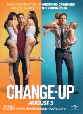 Change-Up movie promo card (Jason Bateman Ryan Reynolds)