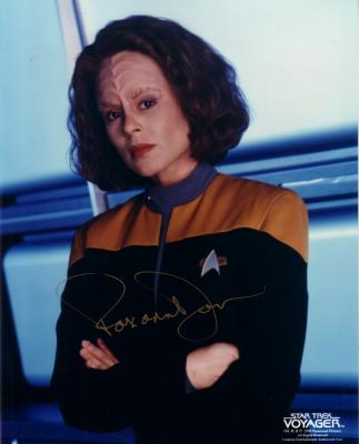 Roxann Dawson autographed Star Trek Voyager 8x10 photo