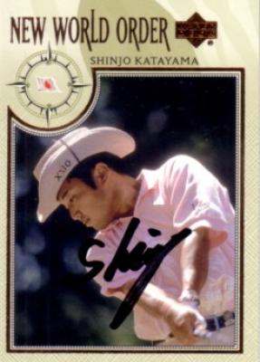 Shinjo Katayama autographed 2002 Upper Deck golf card