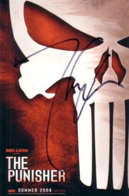 Thomas Jane autographed The Punisher 4x6 promo card