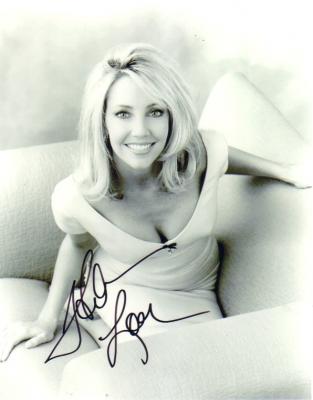 Heather Locklear autographed 8x10 black and white photo