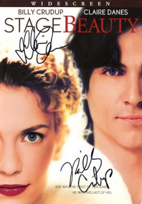 Billy Crudup & Claire Danes autographed Stage Beauty DVD