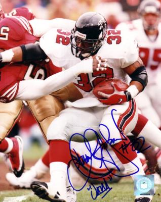 Jamal Anderson autographed Atlanta Falcons 8x10 photo