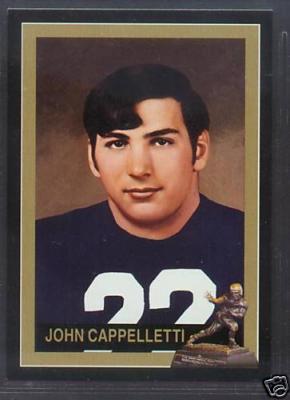 John Cappelletti Penn State Heisman Trophy winner card
