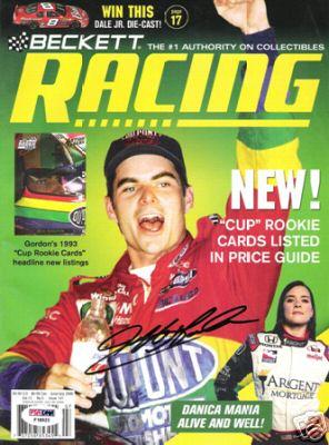 Jeff Gordon autographed 2006 Beckett Racing magazine