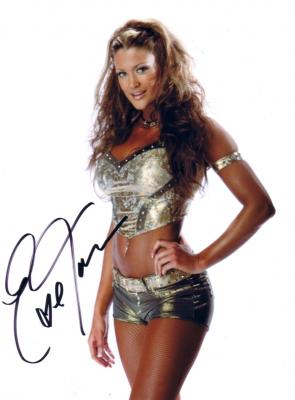 Eve Torres autographed 8x10 WWE wrestling photo