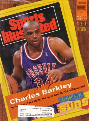 Charles Barkley autographed Phoenix Suns 1992 Sports Illustrated
