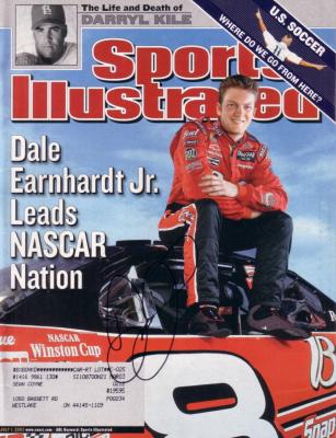 Dale Earnhardt Jr. autographed 2002 Sports Illustrated