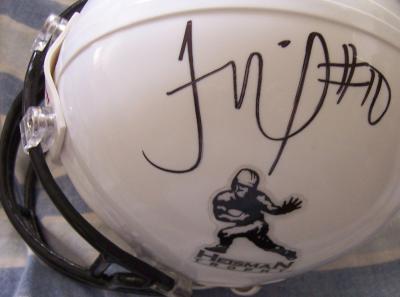 Troy Smith autographed Heisman mini helmet