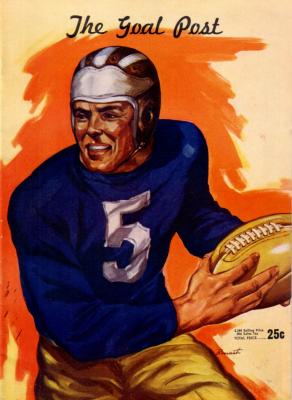 1946 UCLA vs Nebraska football program PRISTINE (Tom Fears)