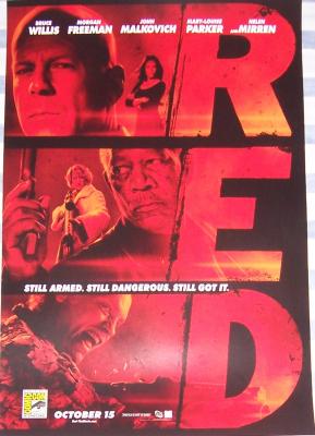 RED movie 2010 Comic-Con exclusive poster