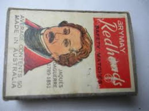 Match Boxes - Brymay Redheads Safety Match made in Australia