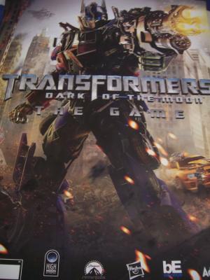 Transformers Dark of the Moon Game 24x28 promo poster