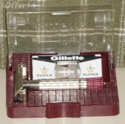 1956 Gillette RedTip w Original Case and Blades
