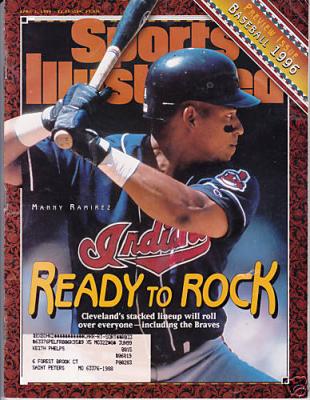 Manny Ramirez Cleveland Indians 1996 Sports Illustrated