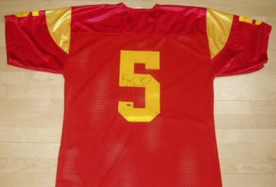 Reggie Bush autographed USC authentic jersey (GTSM)