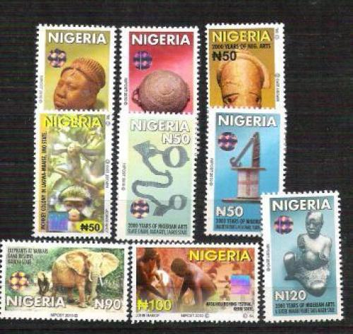 Nigerian Hologram Stamps/9v.