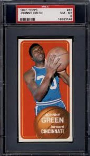 Basketball Card; 1970-71 Topps #81 Johnny Green Royals
