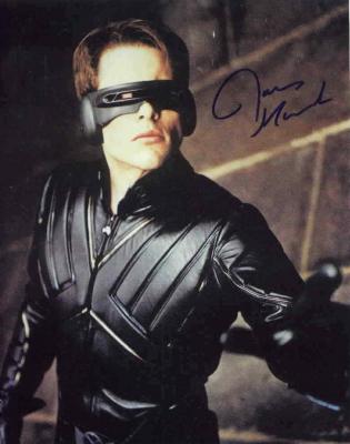 James Marsden autographed 8x10 X-Men Cyclops photo