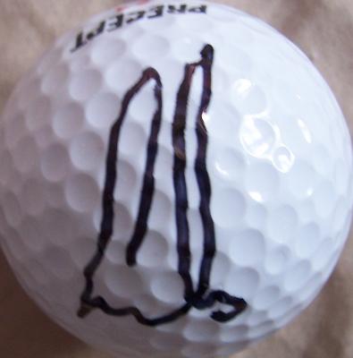 Ernie Els autographed golf ball