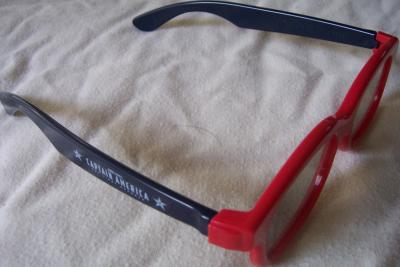Captain America movie 2011 Comic-Con promo Real 3D glasses MINT