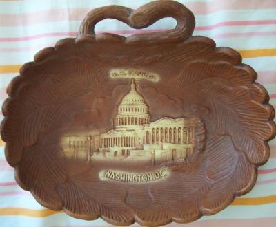 U.S. Capitol Building Washington D.C. engraved plastic snack tray