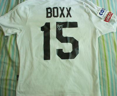 Shannon Boxx autographed 2001 WUSA San Diego Spirit game worn soccer jersey